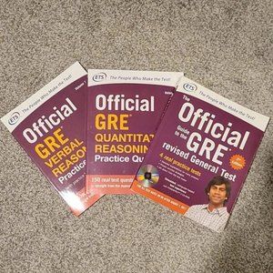 GRE Power Pack Prep Book Bundle (3 books)
